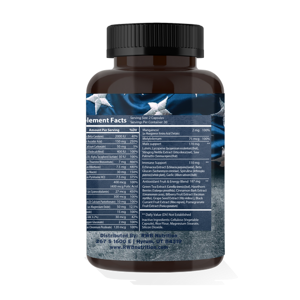 RWB Men's Daily Vitamin