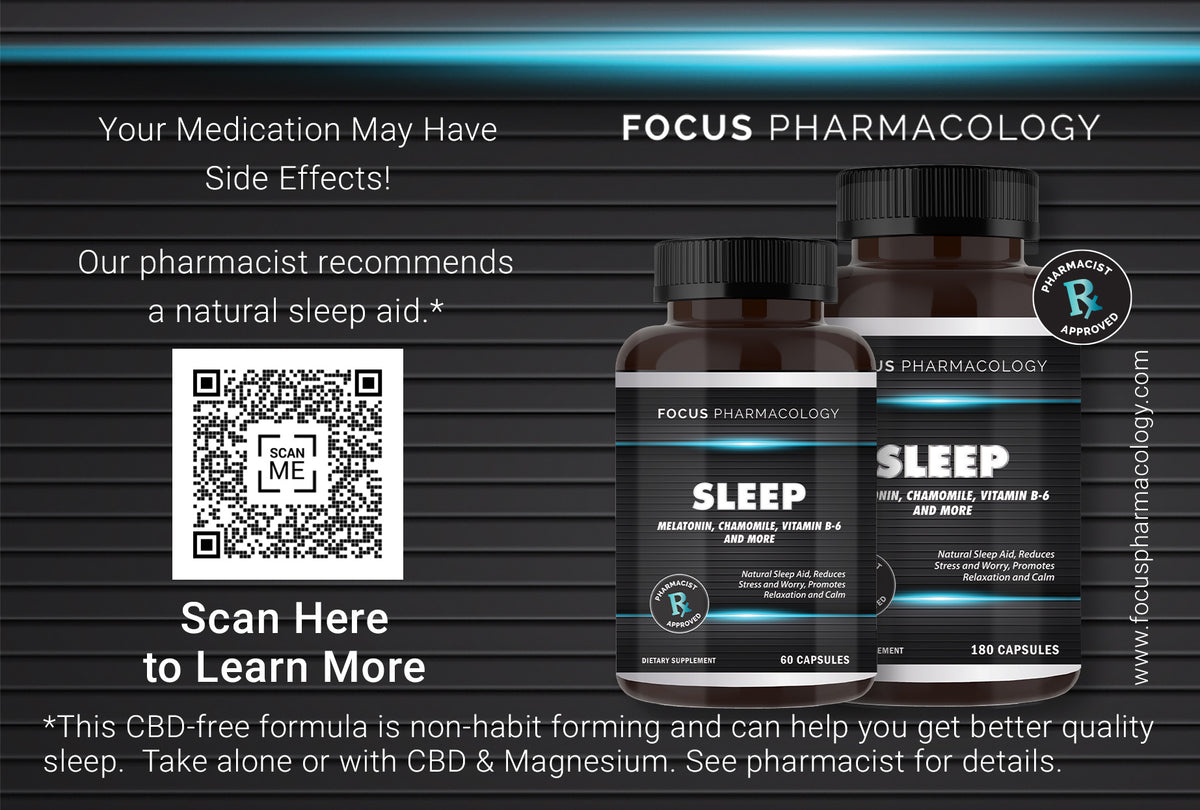 Focus Pharmacology - 30PK - Sleep QR Cards – Vitality Distributing